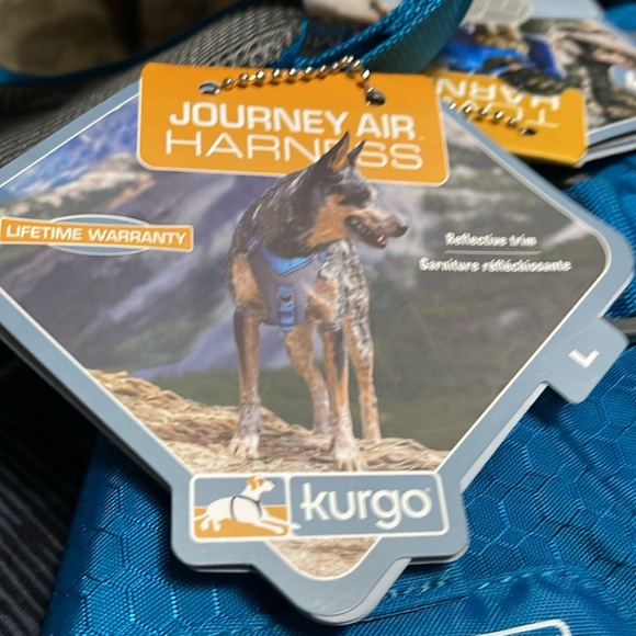 NWT Kurgo Blue Journey Air Dog Harness LG **ALL PROCEEDS GO TO ANIMAL RESCUE** - Picture 9 of 10